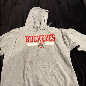 Gray Ohio State Buckeyes Hoodie